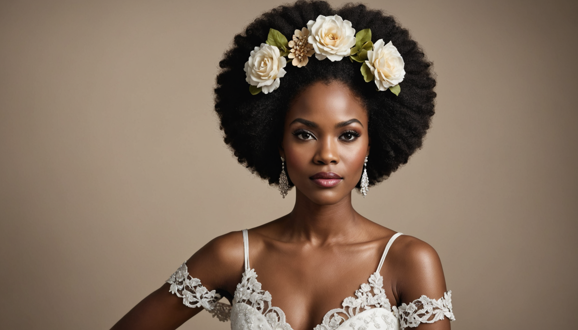 découvrez des idées de coiffures mariage pour cheveux afro qui allient élégance et nature. sublimez votre beauté authentique avec des styles raffinés qui mettent en valeur vos boucles tout en ajoutant une touche de glamour à votre grand jour.