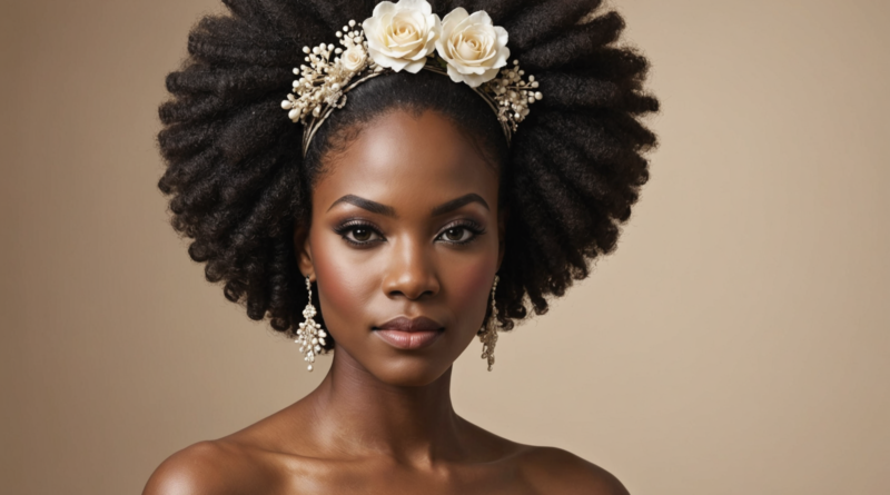 découvrez des coiffures mariage sublimes pour cheveux afro, alliant l'élégance et la beauté naturelle. inspirez-vous de nos idées créatives pour un jour j inoubliable, mettant en valeur vos boucles avec chic et originalité.