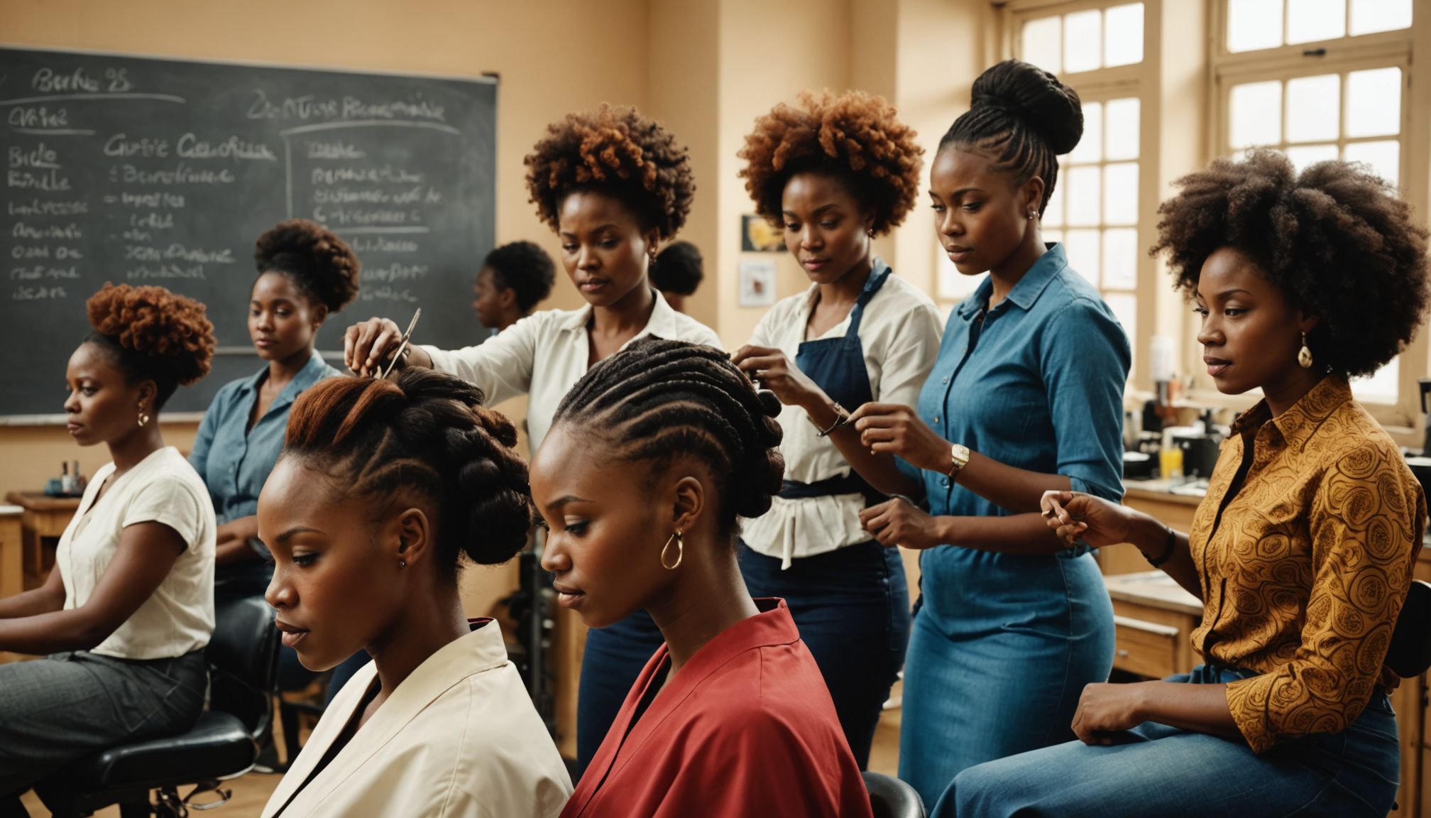 découvrez nos cours de coiffure africaine gratuits, où vous apprendrez des techniques traditionnelles et modernes pour sublimer vos cheveux. rejoignez notre communauté passionnée et maîtrisez les styles emblématiques de la coiffure africaine tout en bénéficiant d'un apprentissage enrichissant et accessible à tous.